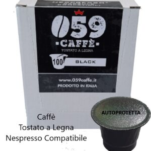 Nespresso capsula compatibile 1000 pcs tostato a legna BLACK FORTE