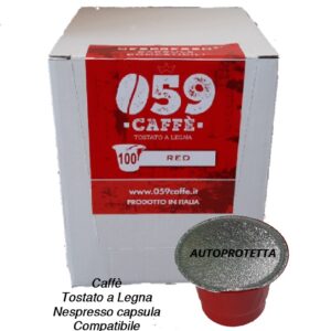 Nespresso capsula compatibile 1000 pcs tostato a legna RED Espresso