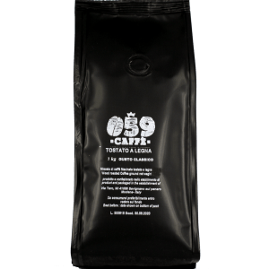 Sacchetto caffè Tostato a Legna 1 kg in GRANI 059caffe Gusto Classico